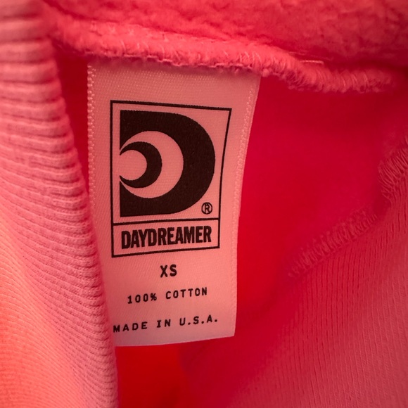 NWOT🩷Daydreamer The Doors Strange Days BF Crew XS oversized Pink - Picture 7 of 8